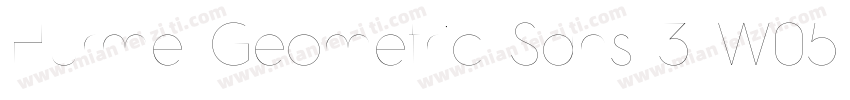 Hurme Geometric Sans 3 W05 SmBd字体转换